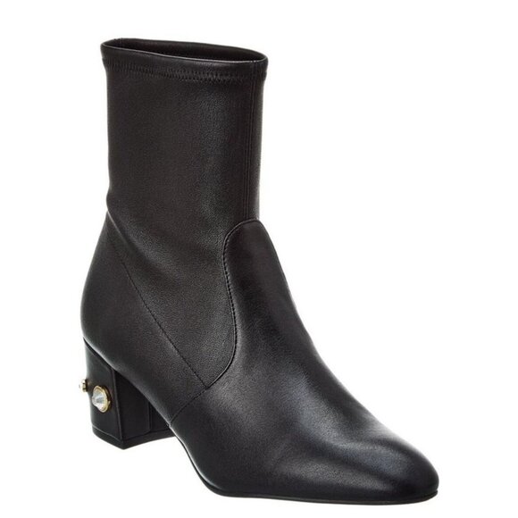 Stuart Weitzman Shoes - NWOB Stuart Weitzman Allshine Embellished Leather Heeled Boots